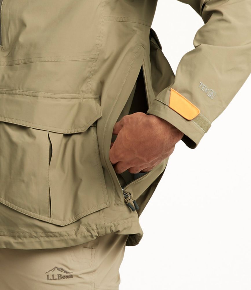 Men's Tek Upland Waterproof Jacket, Ash/Dark Mushroom, small image number 6