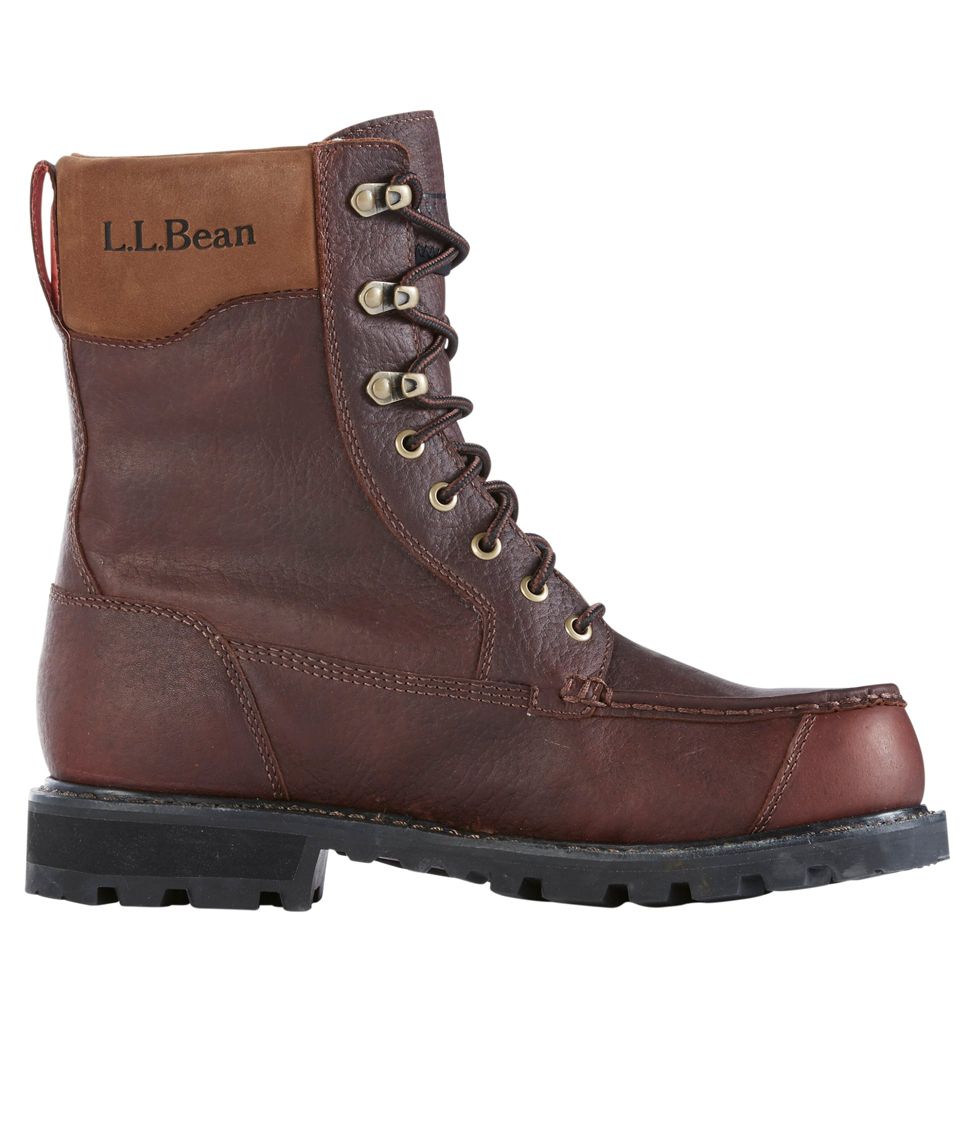 Brown leather 2024 hunting boots