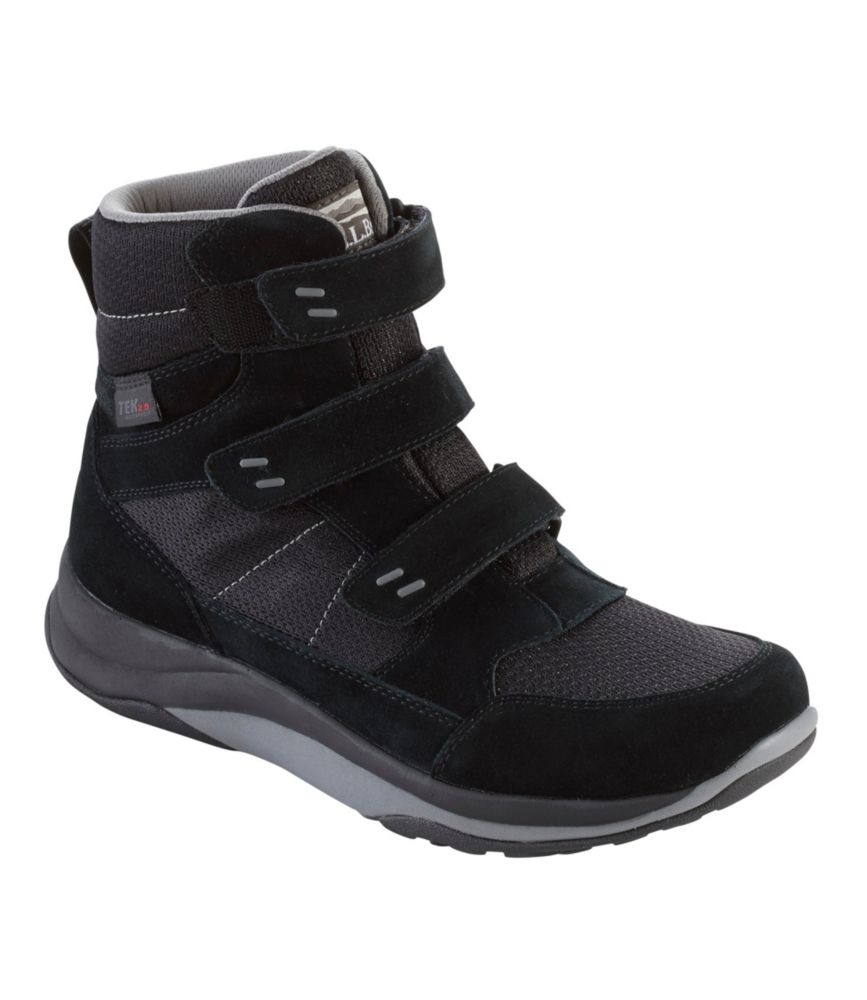 Men's Snow Sneakers, Mid Hook-and-Loop | Boots at L.L.Bean