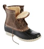 Men's Bean Boots, 8" Shearling-Lined Insulated