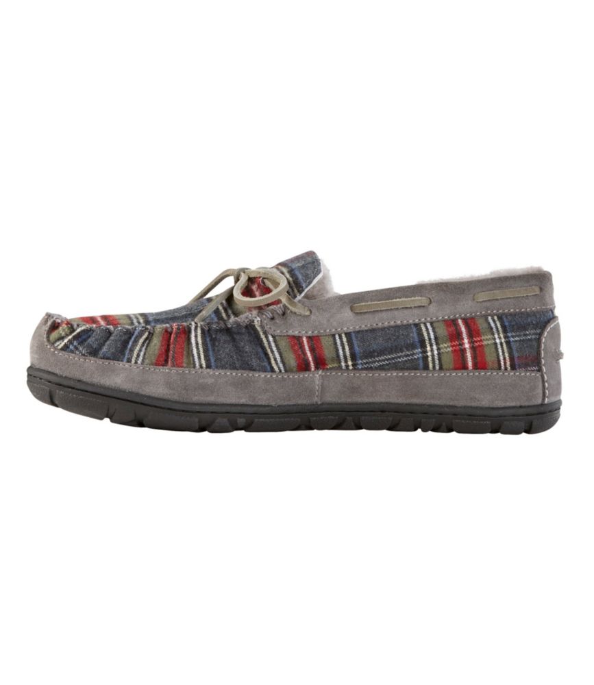 mens plaid slippers