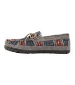 Men's Wicked Good Slipper Moccasins, Plaid Flannel