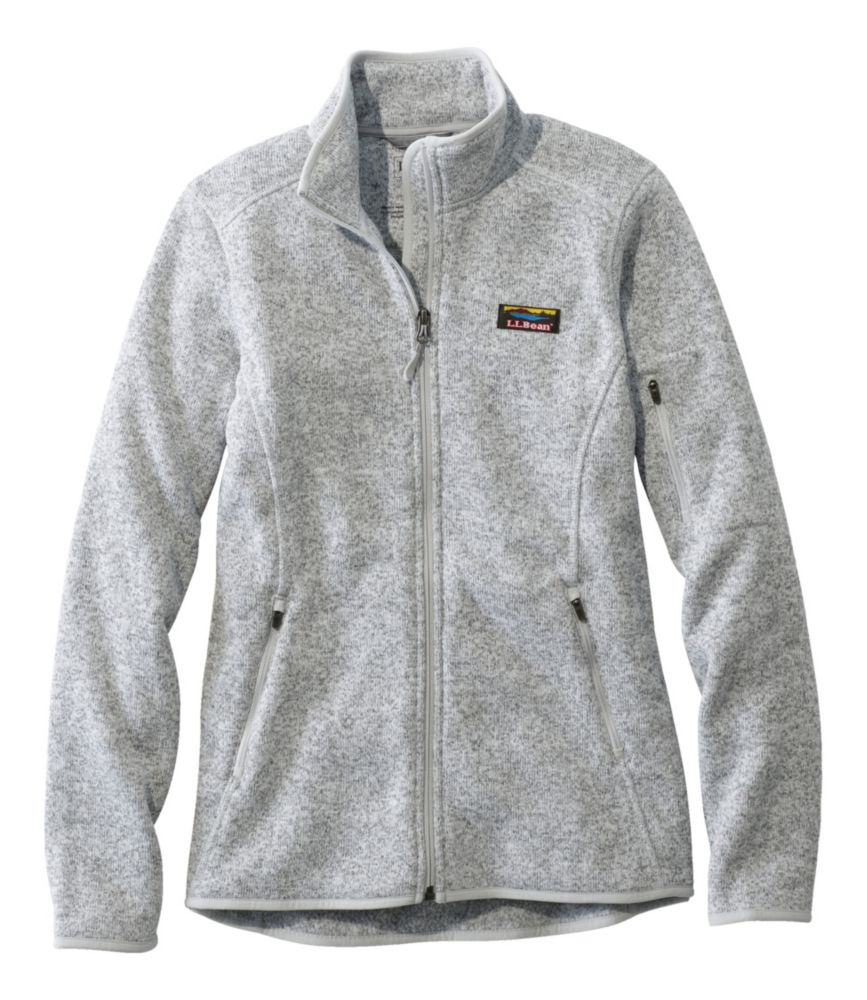 ll bean zip up sweater