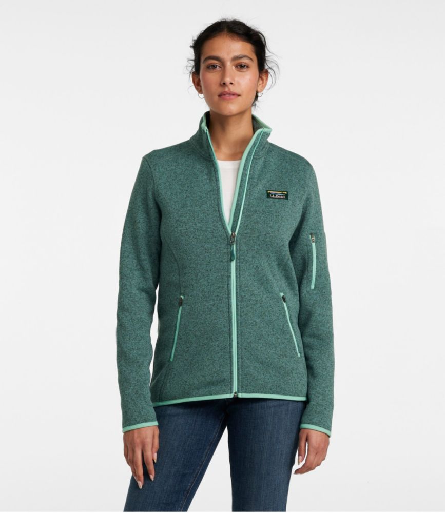Women's L.L.Bean Sweater Fleece Full-Zip Jacket