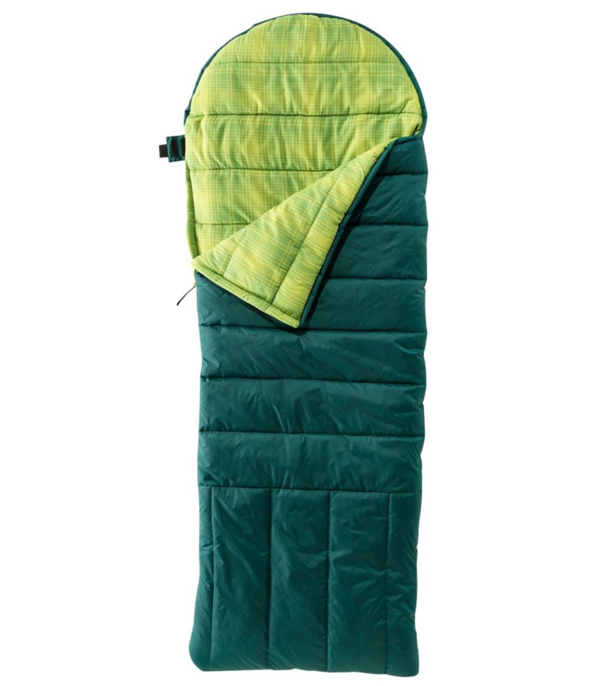 kids flannel lined sleeping bag