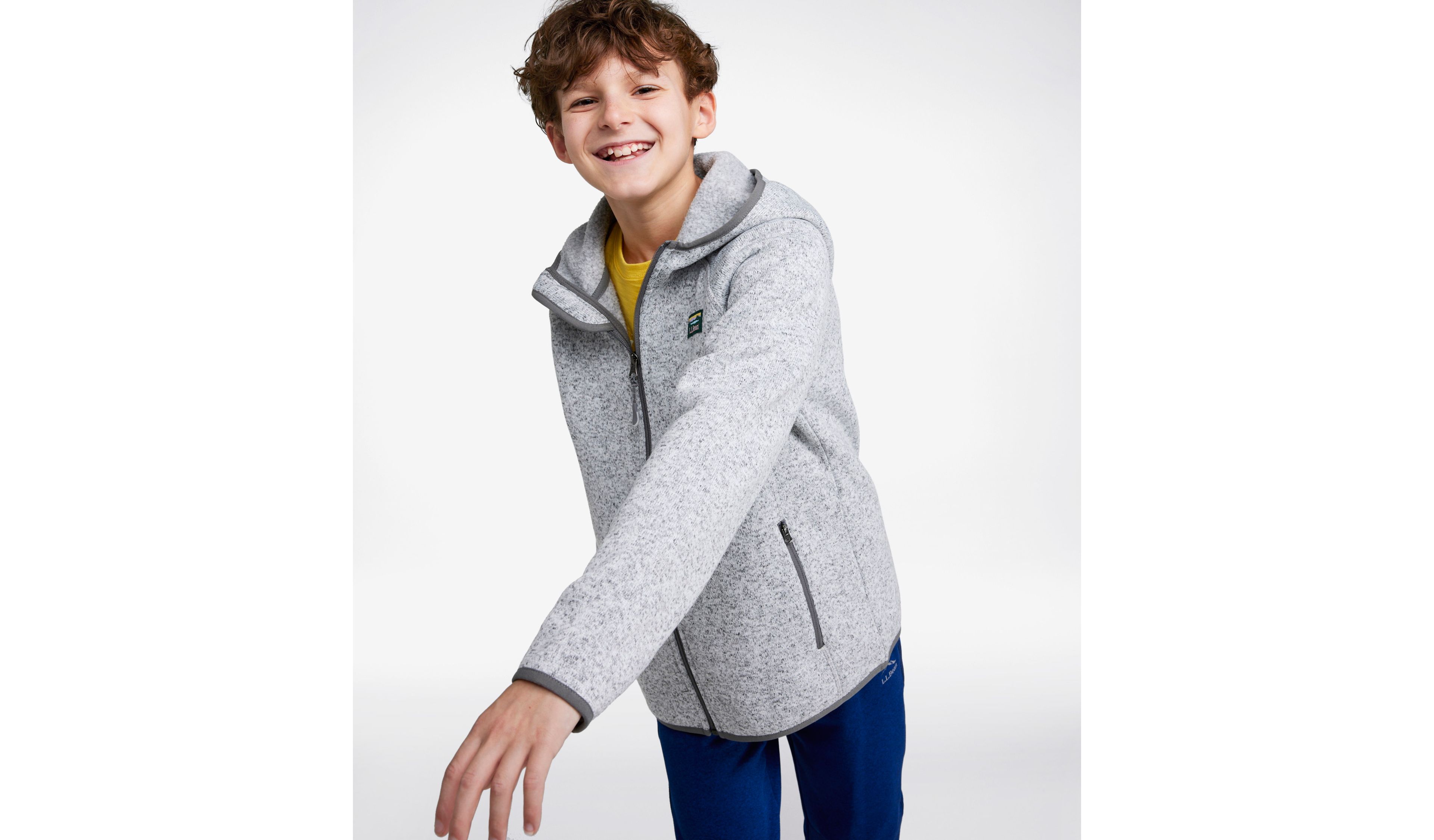 Kids' L.L.Bean Sweater Fleece, Hooded
