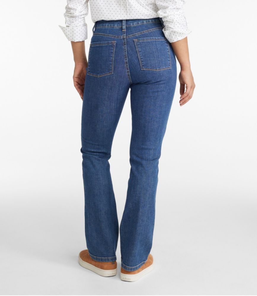 Women's True Shape Jeans, High-Rise Bootcut, Black, small image number 3