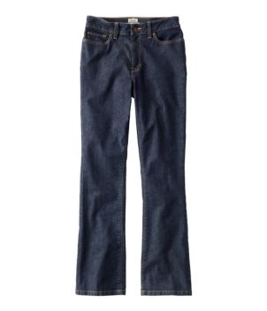 Women's Double L® Jeans, Ultra High-Rise Comfort Waist Tapered Leg Flannel-Lined