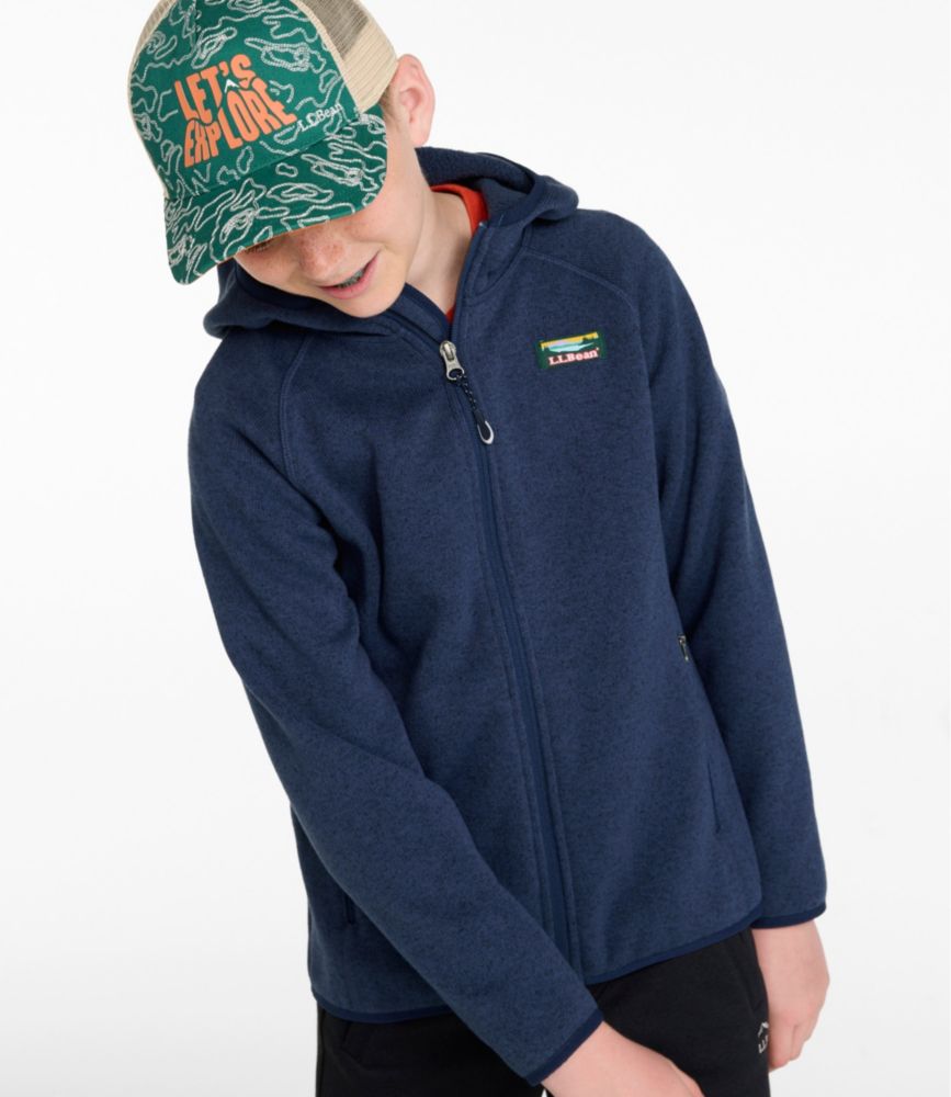 Kids' L.L.Bean Sweater Fleece, Hooded