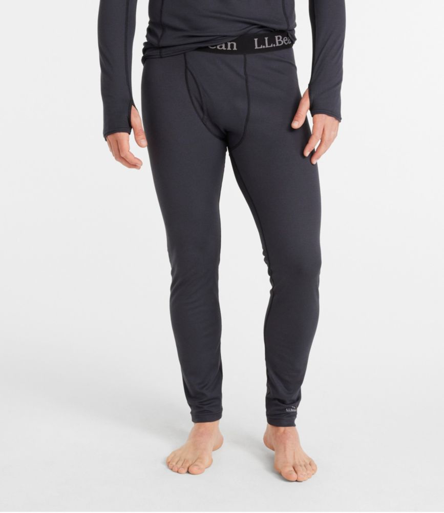 Men's L.L.Bean Midweight Base Layer Pants, Carbon Navy, small image number 2