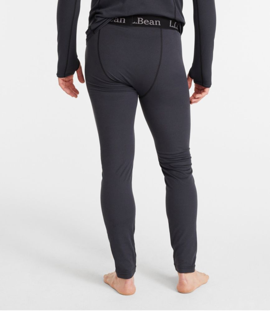 Men's L.L.Bean Midweight Base Layer Pants, Carbon Navy, small image number 3