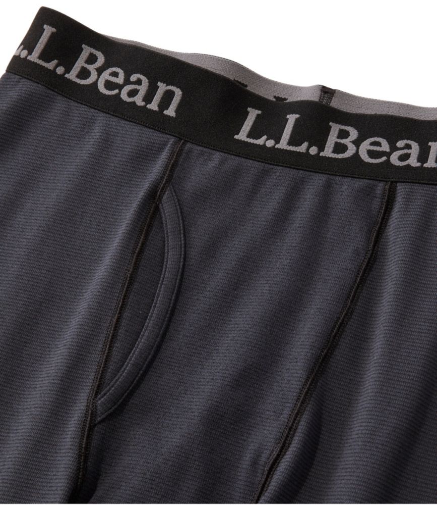 Men's L.L.Bean Midweight Base Layer Pants, Carbon Navy, small image number 6