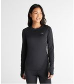 Women's L.L.Bean Lightweight Crew Base Layer, Long Sleeve