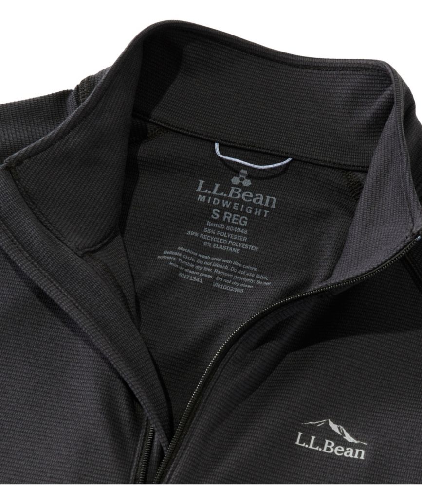 Women's L.L.Bean Midweight Base Layer, 1/4 Zip, , small image number 3