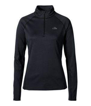 Women's L.L.Bean Midweight Base Layer, 1/4 Zip