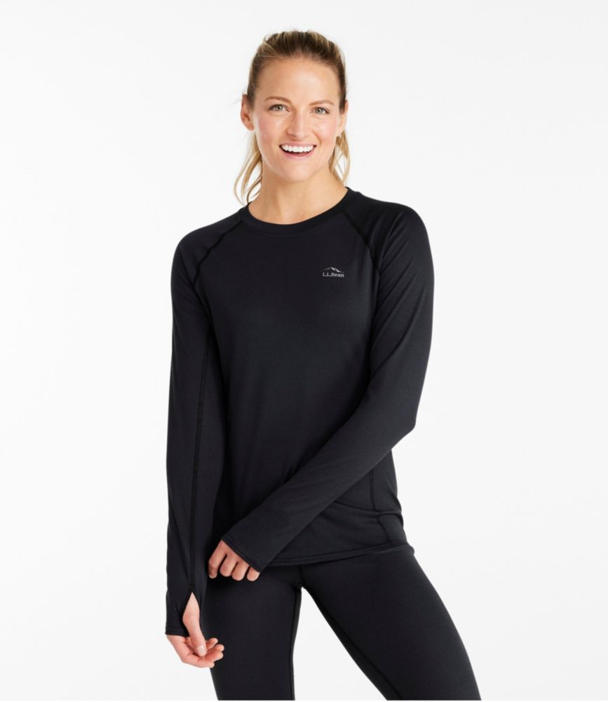 Women's L.L.Bean Midweight Crew Base Layer, Long Sleeve