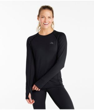 Women's L.L.Bean Midweight Crew Base Layer, Long Sleeve