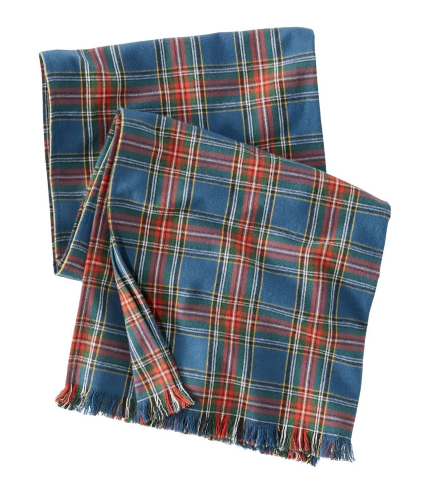 Image of Adults' Scotch Plaid Flannel Scarf Tartan OSFA