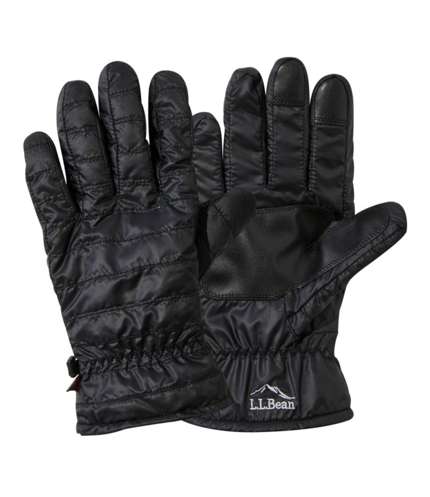 Men's PrimaLoft Packaway Gloves, Black, small image number 1