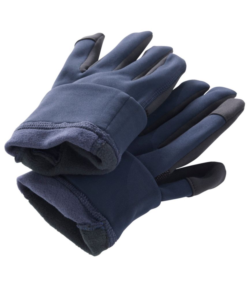Men's Primaloft Therma-Stretch Fleece Gloves, Black, small image number 3