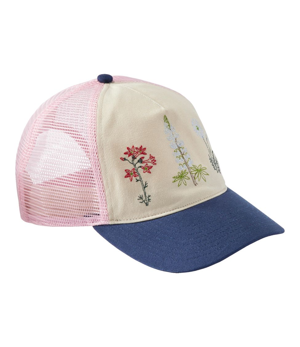 Floral trucker hot sale hat