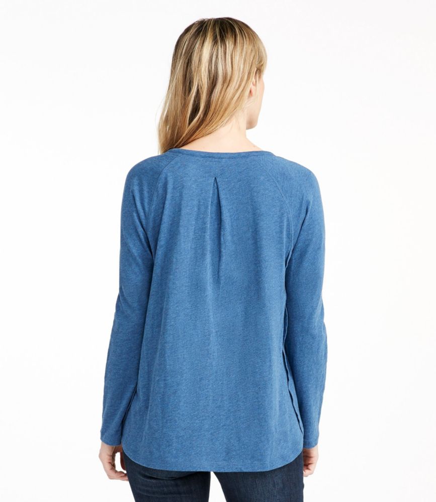 Women's Organic Cotton Tee LongSleeve Henley