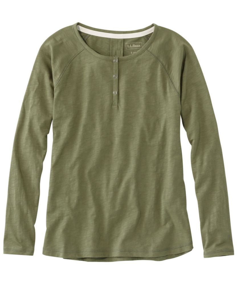 Women's Organic Cotton Tee LongSleeve Henley
