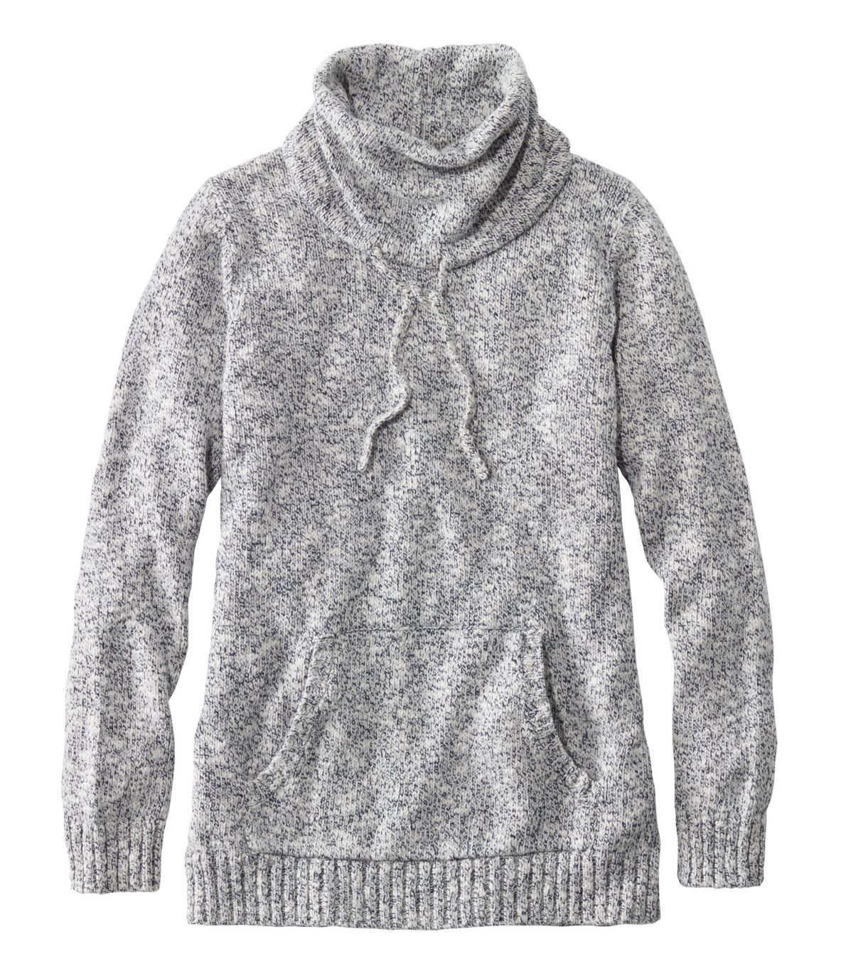 Women's Cotton Ragg Sweater, Cowl Pullover
