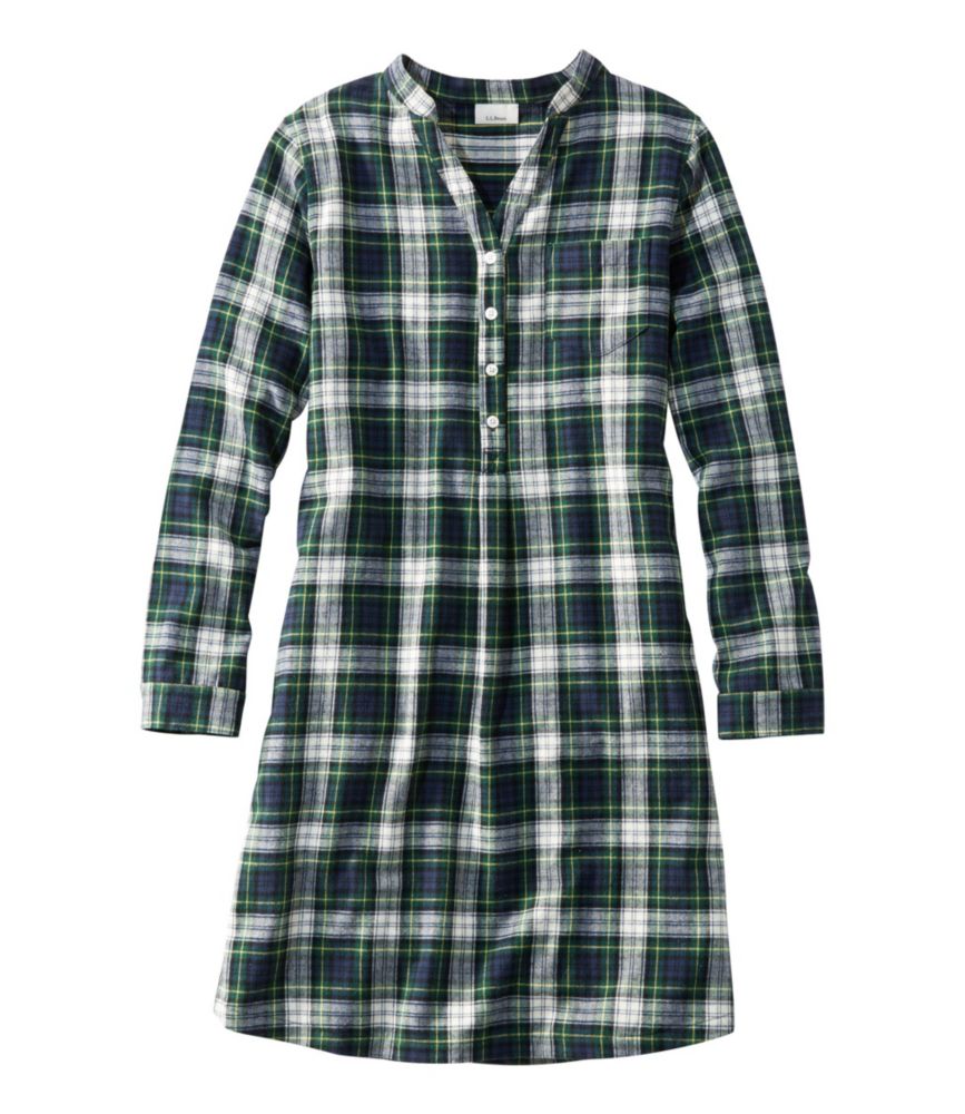 women's buffalo plaid nightgown