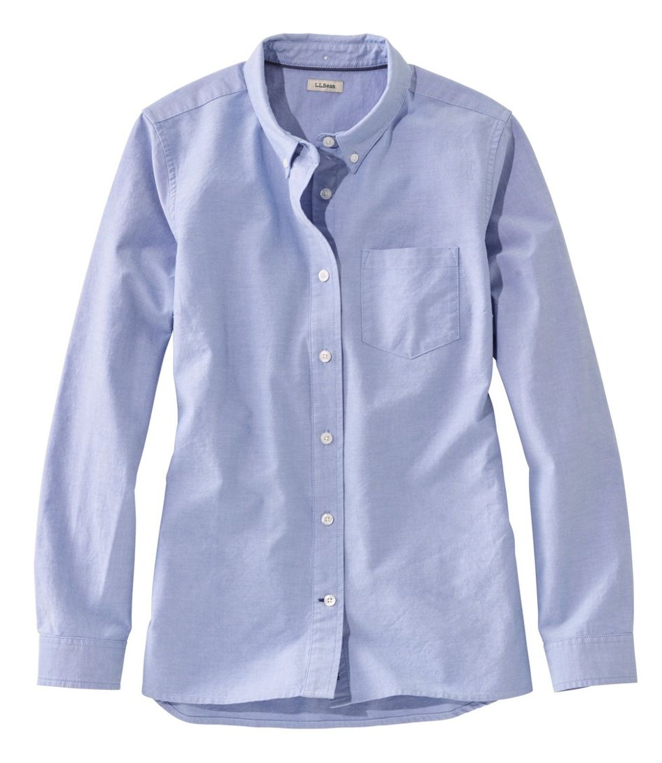 Women's Lakewashed Organic Cotton Oxford Shirt | Shirts & Tops at L.L.Bean