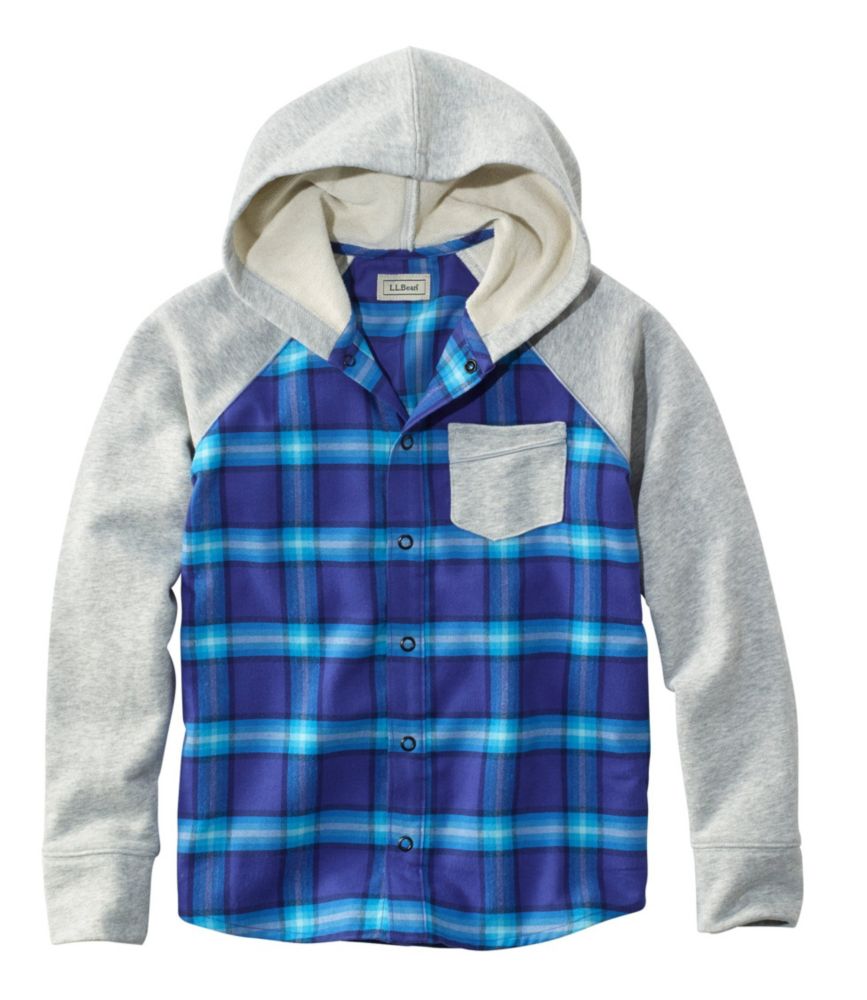 flannel sweatshirt