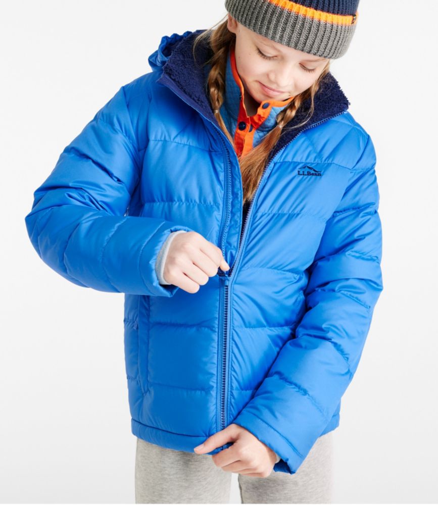 Kids' Bean's Down Jacket, Cobalt Sea, small image number 4