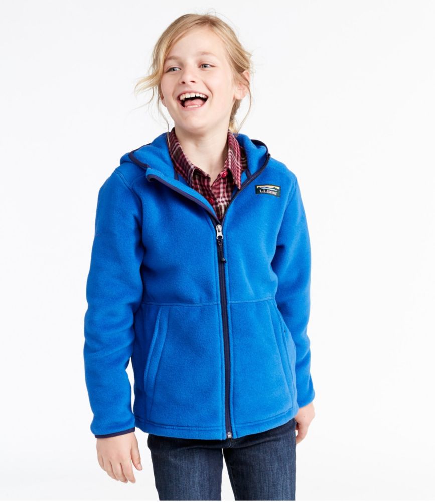 Kids' Mountain Classic Fleece, Hooded, Bright Sea Blue, small image number 3