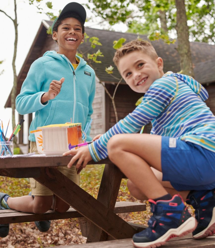 Kids' Mountain Classic Fleece, Hooded, Bright Sea Blue, small image number 10