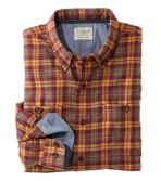 Men's Rangeley Flannel Shirt, Long-Sleeve, Slightly Fitted, Plaid