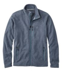 L.L.Bean Sweater Fleece Full Zip Jacket Men's Clothing Bright Navy : XL
