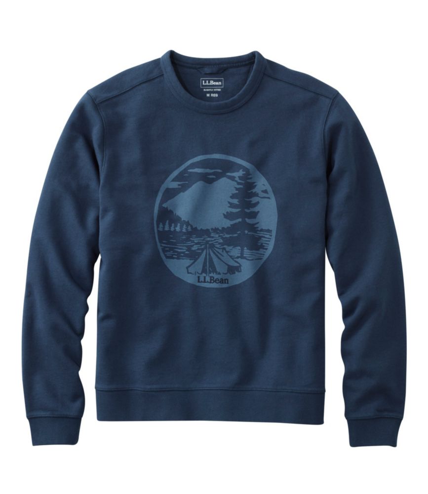 ll bean men's crewneck sweatshirt