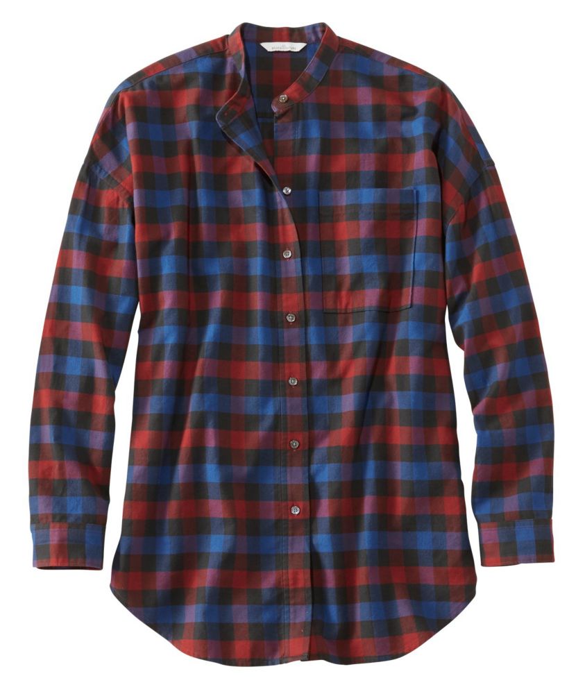 oversized brown flannel shirt