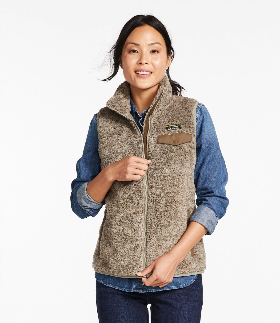 Women's L.L.Bean HiPile Fleece Vest at L.L. Bean