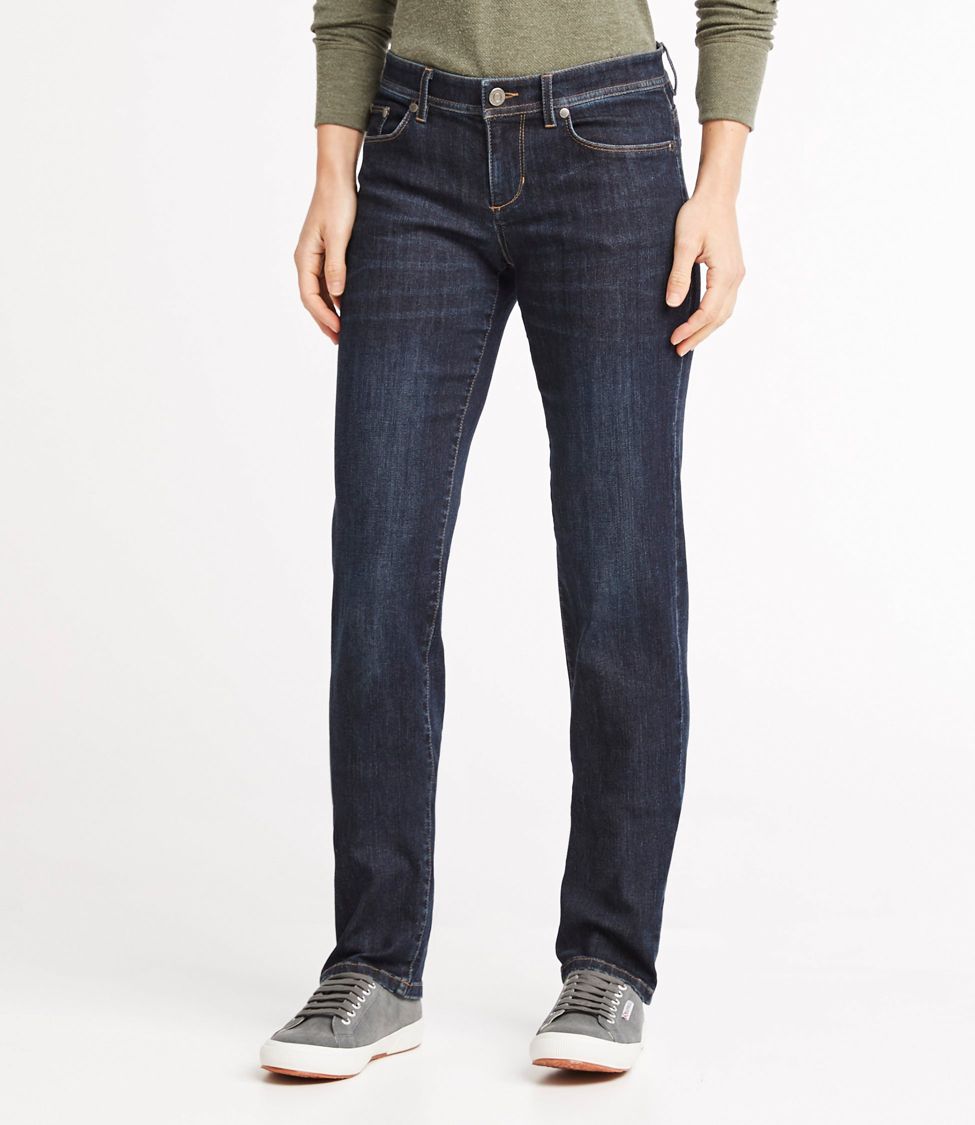 Women's L.L.Bean Performance Stretch Jeans, Straight Leg at L.L. Bean