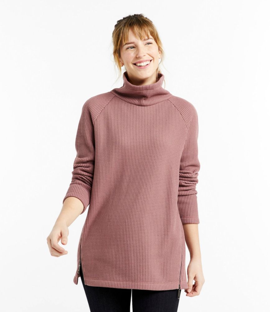 women's mock neck sweatshirt