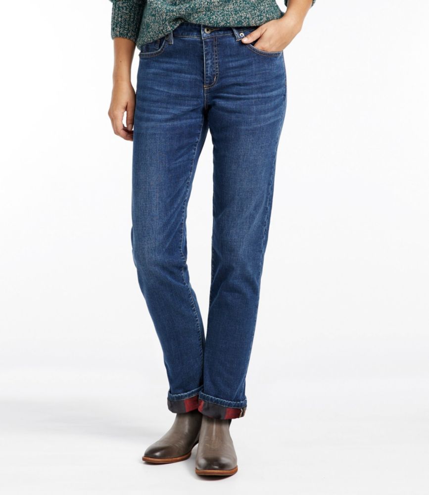 flannel lined jeans womens