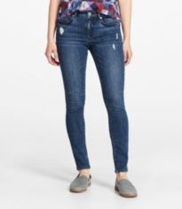 Women's Sunwashed Denim Pants, Straight-Leg at L.L. Bean