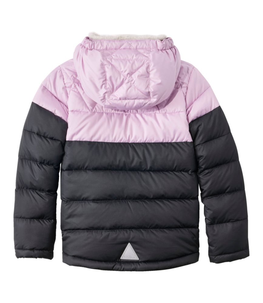 Kids' Bean's Down Jacket, Colorblock, Bright Sapphire, small image number 6