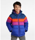 Kids' Bean's Down Jacket, Colorblock