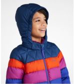 Boys Long Sleeve Colorblock Puffer Jacket