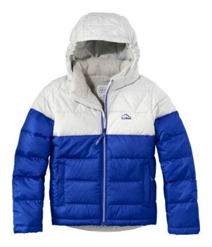 Kids' Bean's Down Jacket, Colorblock