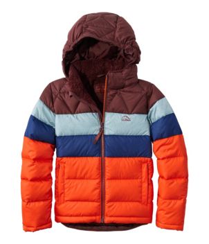 Kids' Bean's Down Jacket, Colorblock