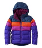 Kids' Bean's Down Jacket, Colorblock