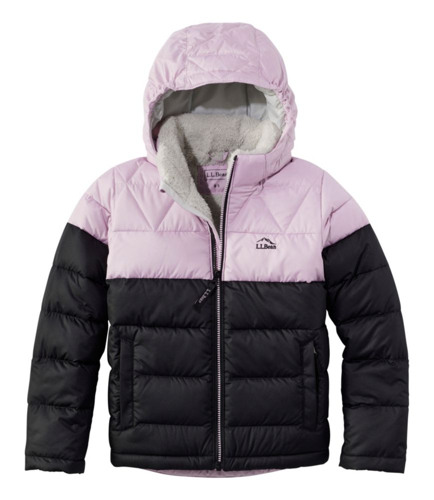 Kids' Bean's Down Jacket, Colorblock